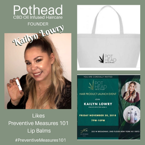 A Kailyn Lowry, fundadora de Pothead Haircare, ¡le gustan nuestros bálsamos labiales!